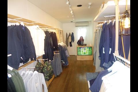 This small unit neither looks nor feels like an interior from the all-American purveyor of casualwear.